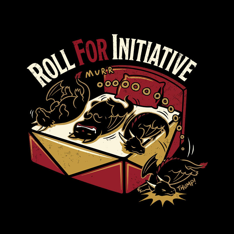 Lazy Dragon Geek T-Shirt