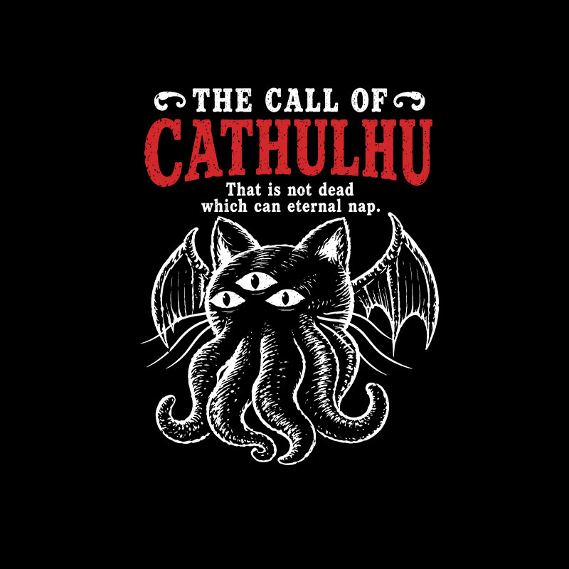 The Call of Cathulhu Geek T-Shirt