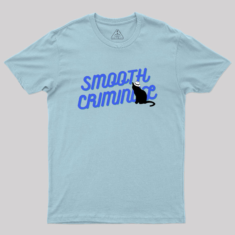 Smooth Criminal Cat Geek T-Shirt