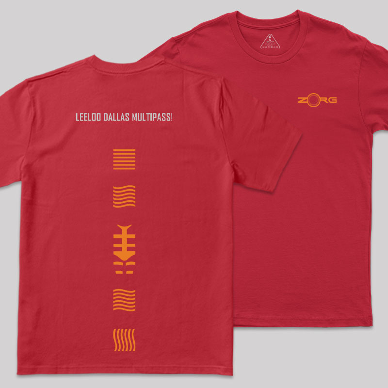 The Fifth Element Front and Back Printing Geek T-Shirt