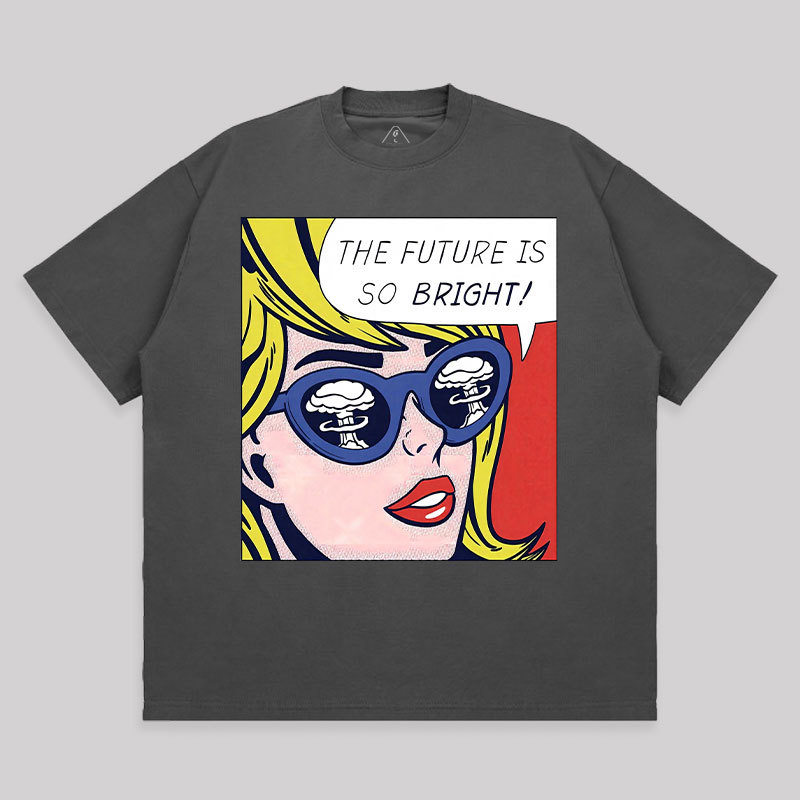 Pop Optimistic Girl Unisex Oversized T-shirt