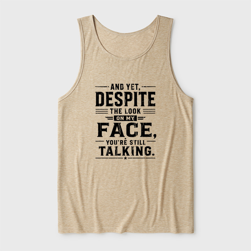 Funny Words Ultra Soft Heather Tank
