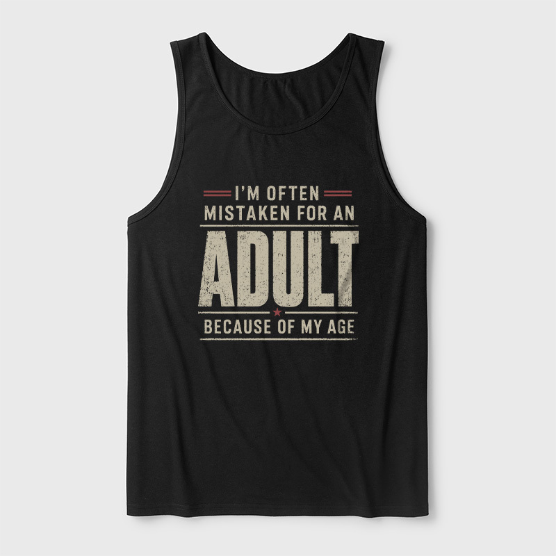 I'm Often Mistaken For An Adult Ultra Soft Heather Tank