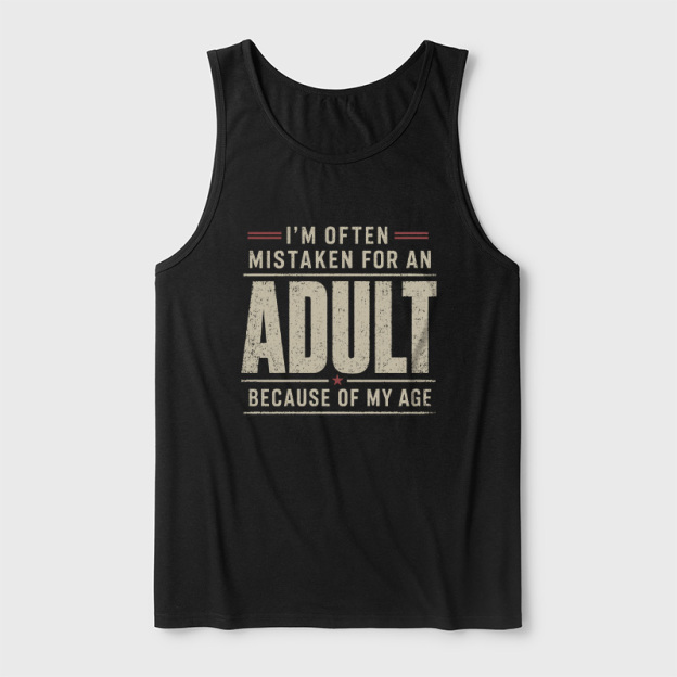 I'm Often Mistaken For An Adult Ultra Soft Heather Tank