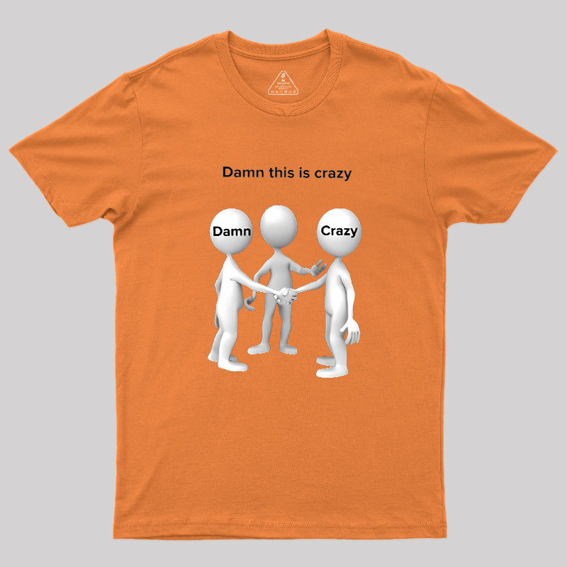 Damn This Is Crazy Geek T-Shirt