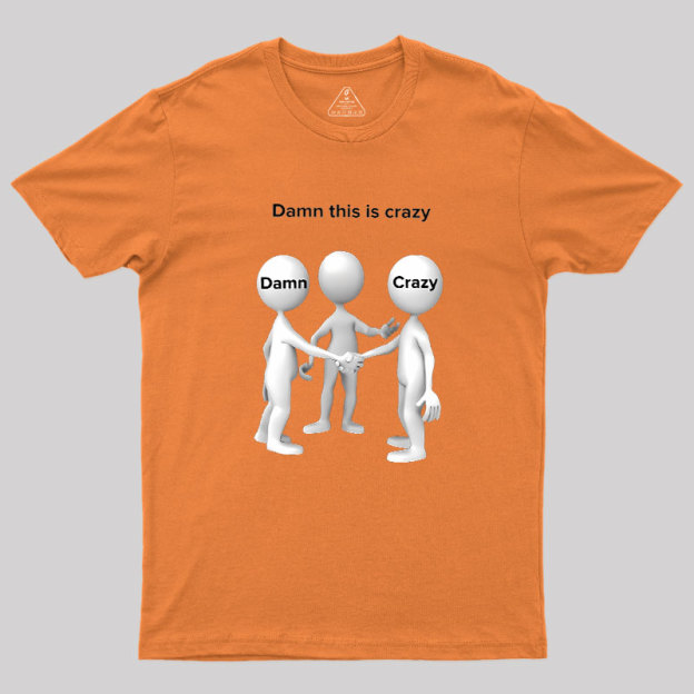 Damn This Is Crazy Geek T-Shirt