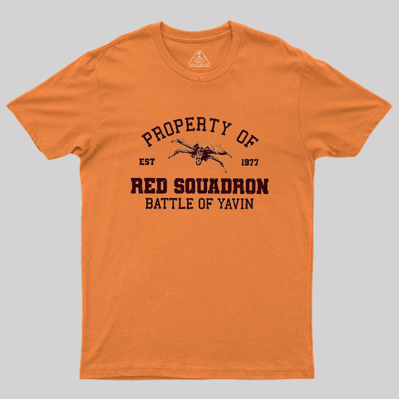 Property Of Red Squadron7 Geek T-Shirt
