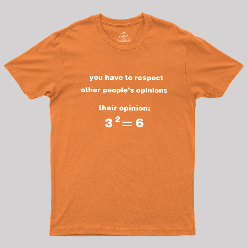 THeir Opinion Be Like Geek T-Shirt