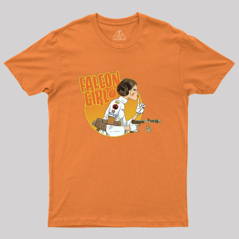 Leia Falcon Girl Geek T-Shirt