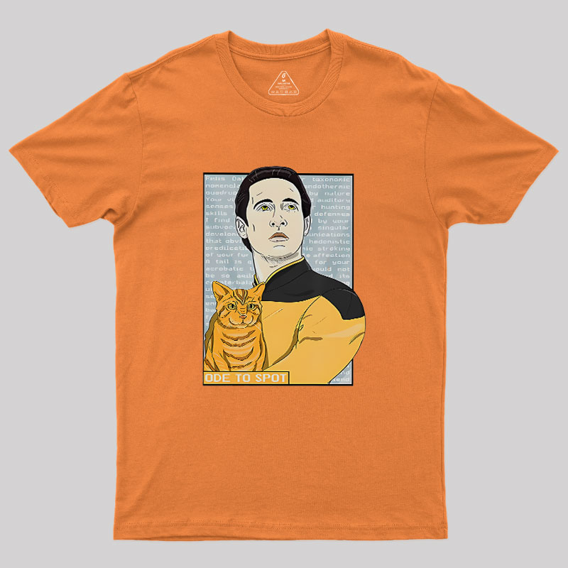 Date Ode To Spot Cat Geek T-Shirt