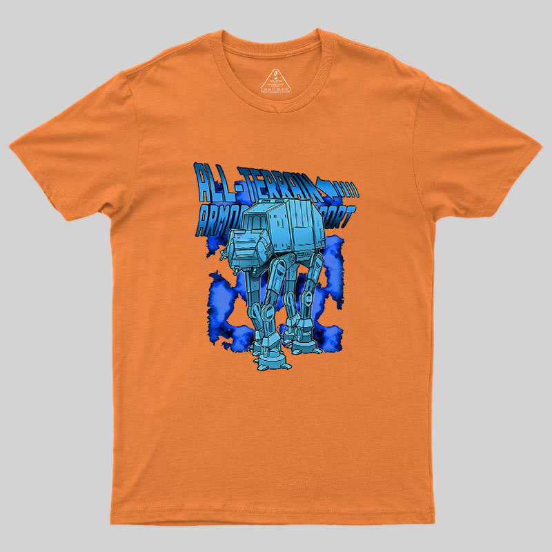 Mega Terrain Mecha Transport Geek T-Shirt