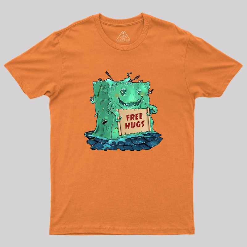 Gelatinous Cube free hugs Geek T-Shirt