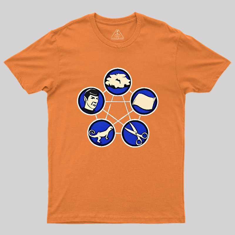 Rock Paper Scissors Lizard Geek T-Shirt