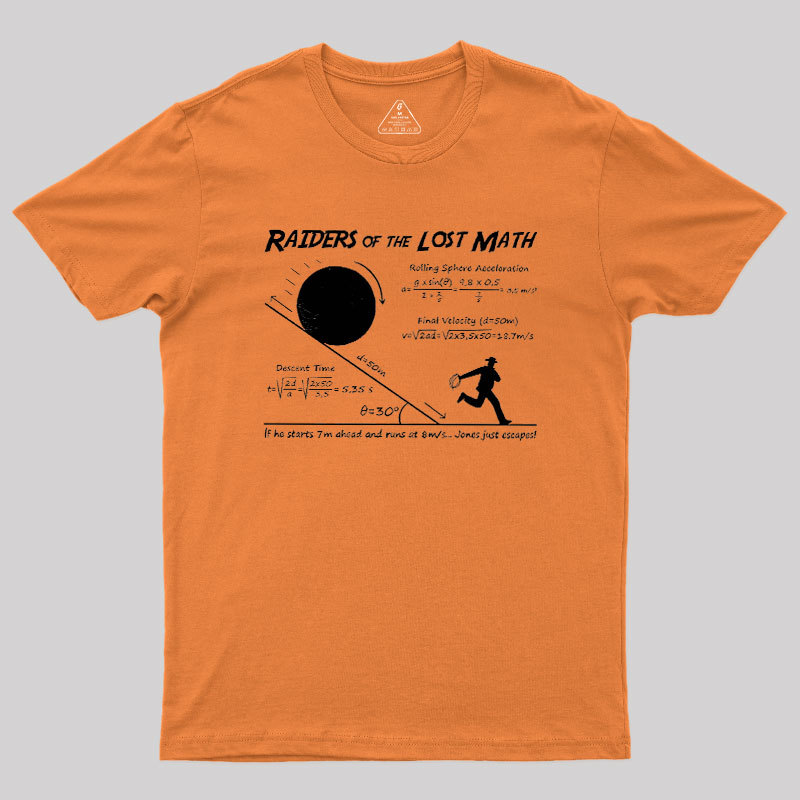Raiders Of The Lost Math Geek T-Shirt