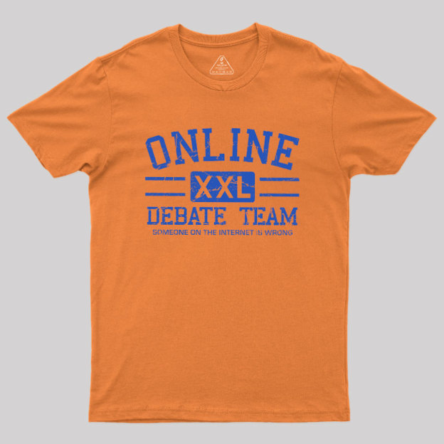 Online Debate Team Geek T-Shirt