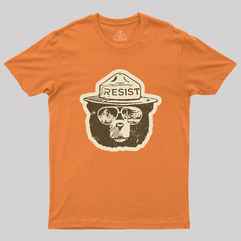 VINTAGE Alt National Park Service Resist Geek T-Shirt