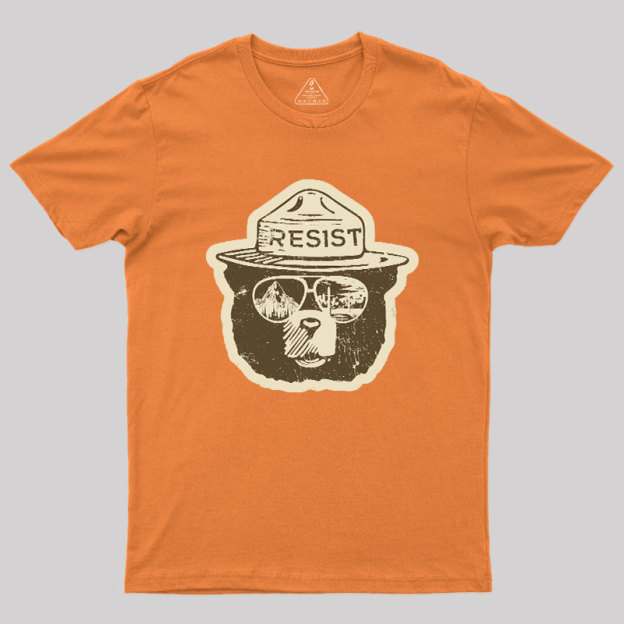 VINTAGE Alt National Park Service Resist Geek T-Shirt
