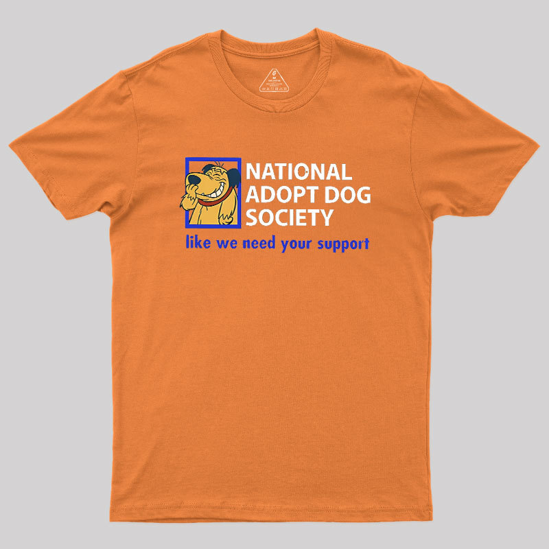 National Adopt Dog Society Geek T-Shirt
