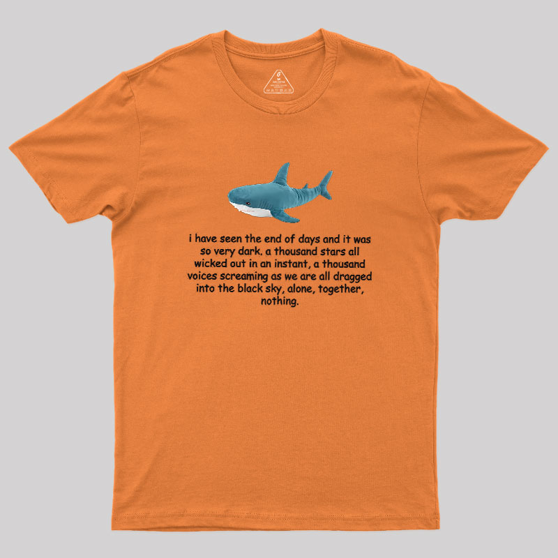 Shark Existentialism Geek T-Shirt