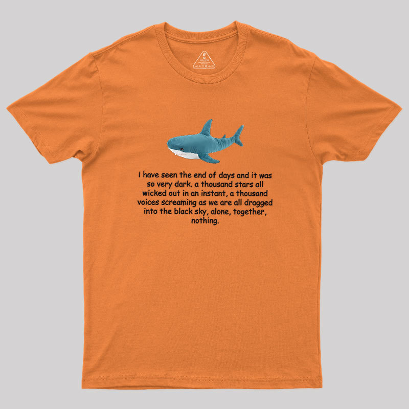Shark Existentialism Geek T-Shirt