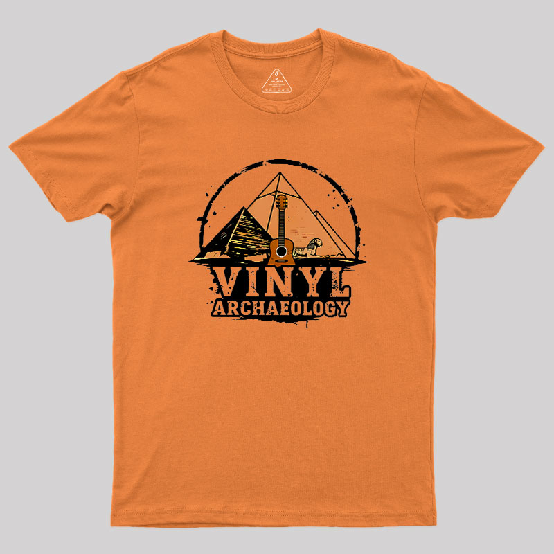 Vinyl Archaeology Geek T-Shirt