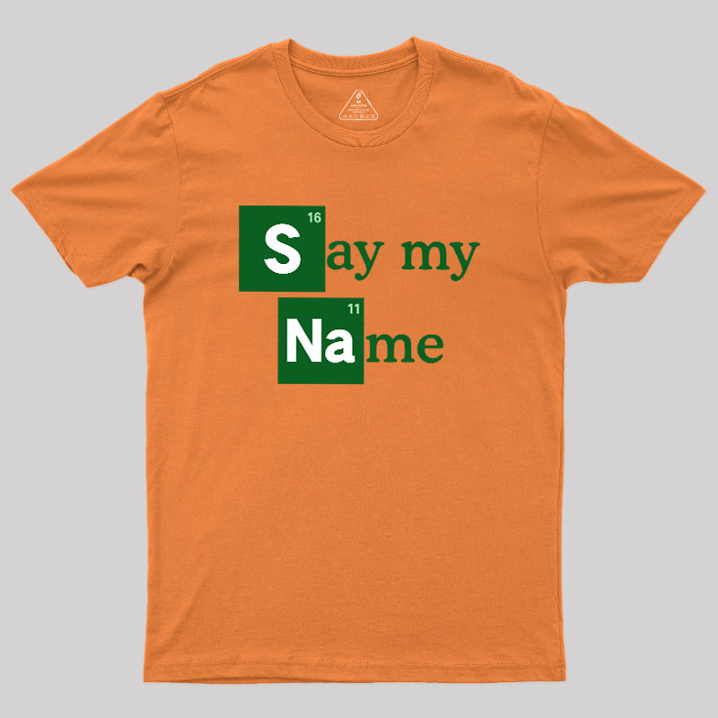 Elemental Name Geek T-Shirt
