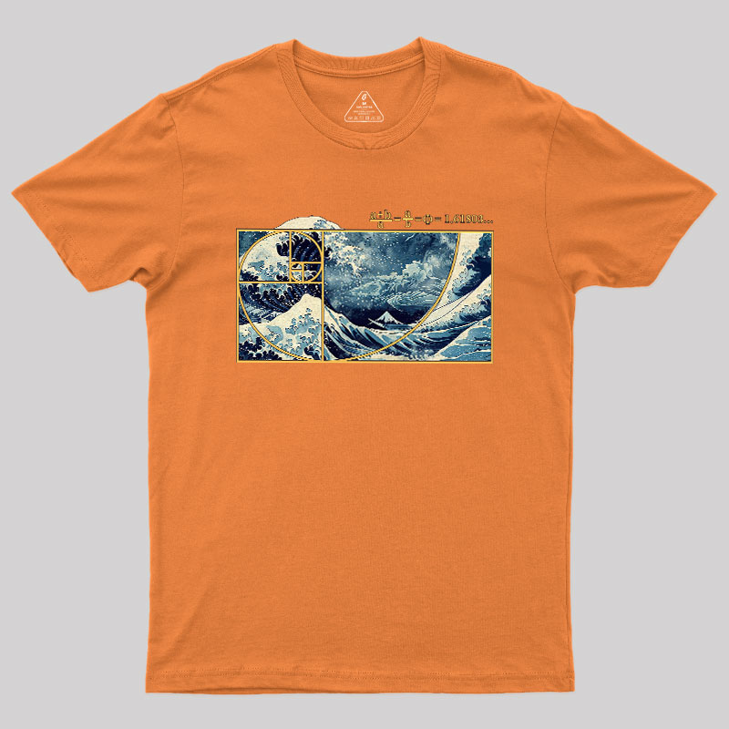 The Great Fibonacci Wave Science Geek T-Shirt