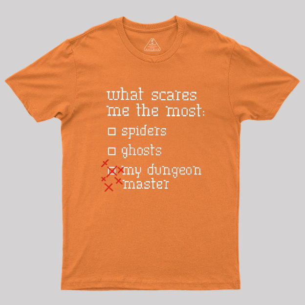 What Scares Me The Most Geek T-Shirt