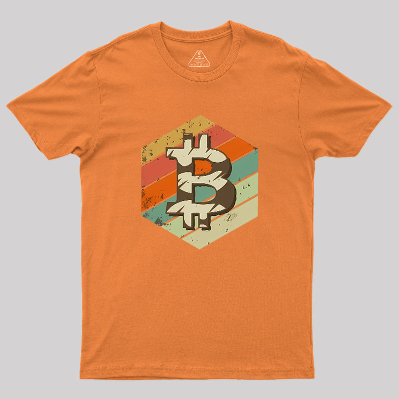 Retro Bitcoin Geek T-Shirt