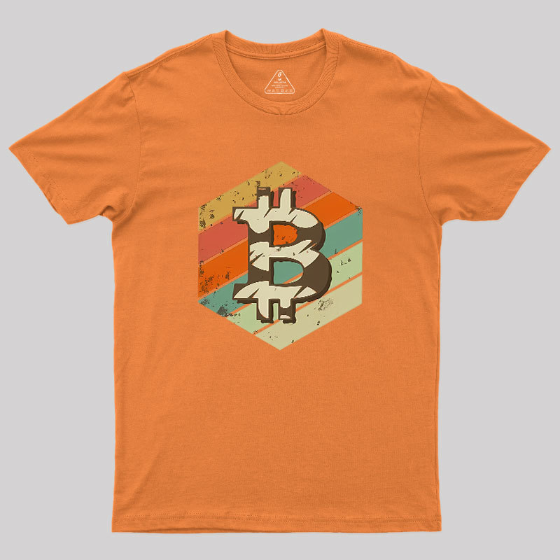 Retro Bitcoin Geek T-Shirt
