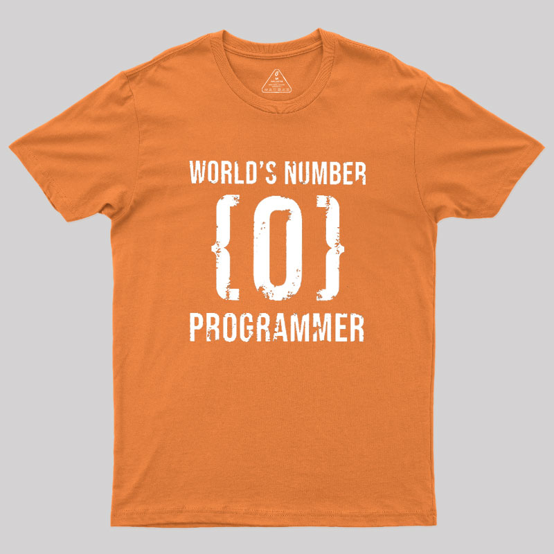 World's Number Programer Geek T-Shirt