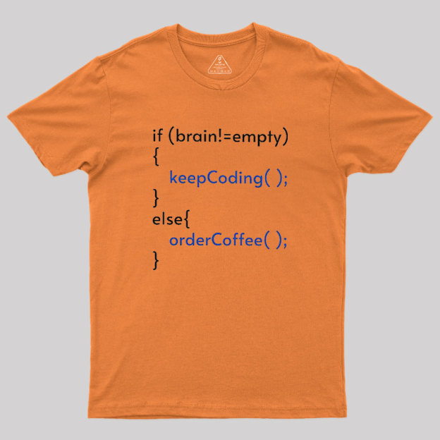 Keep Coding Geek T-Shirt