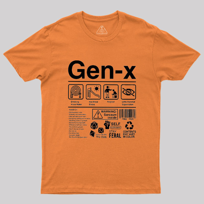 Gen X Label Geek T-Shirt