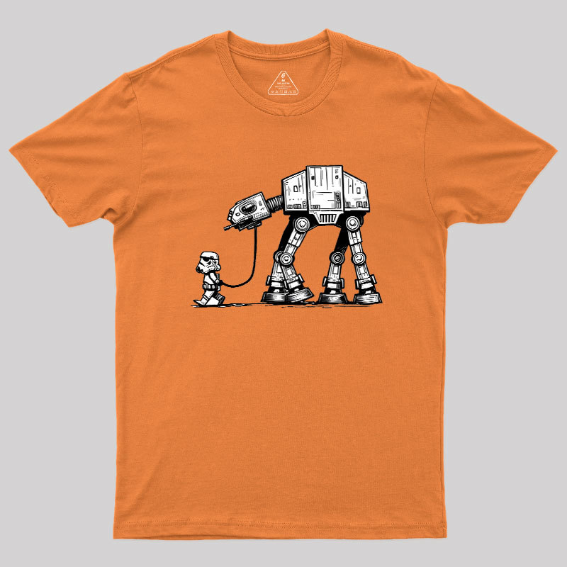 Empire Robot Dog-Star Battles Geek T-Shirt