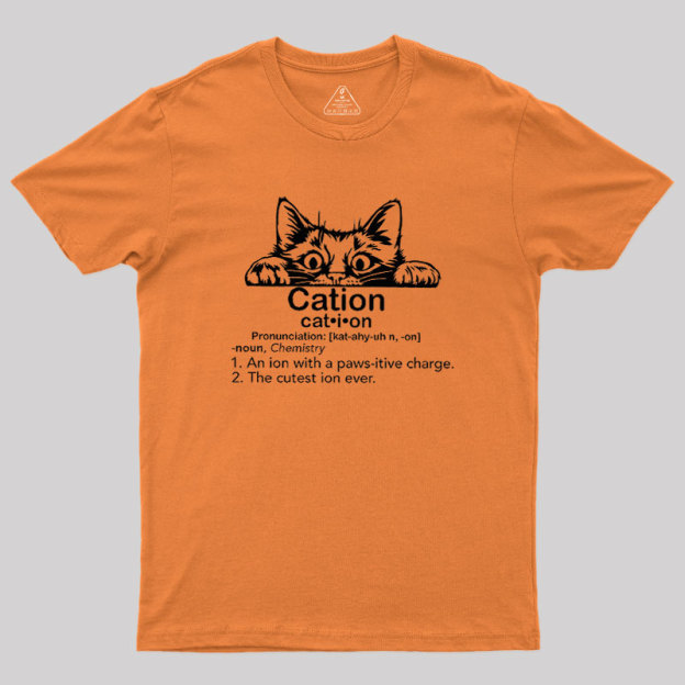 Cat-tion Geek T-Shirt