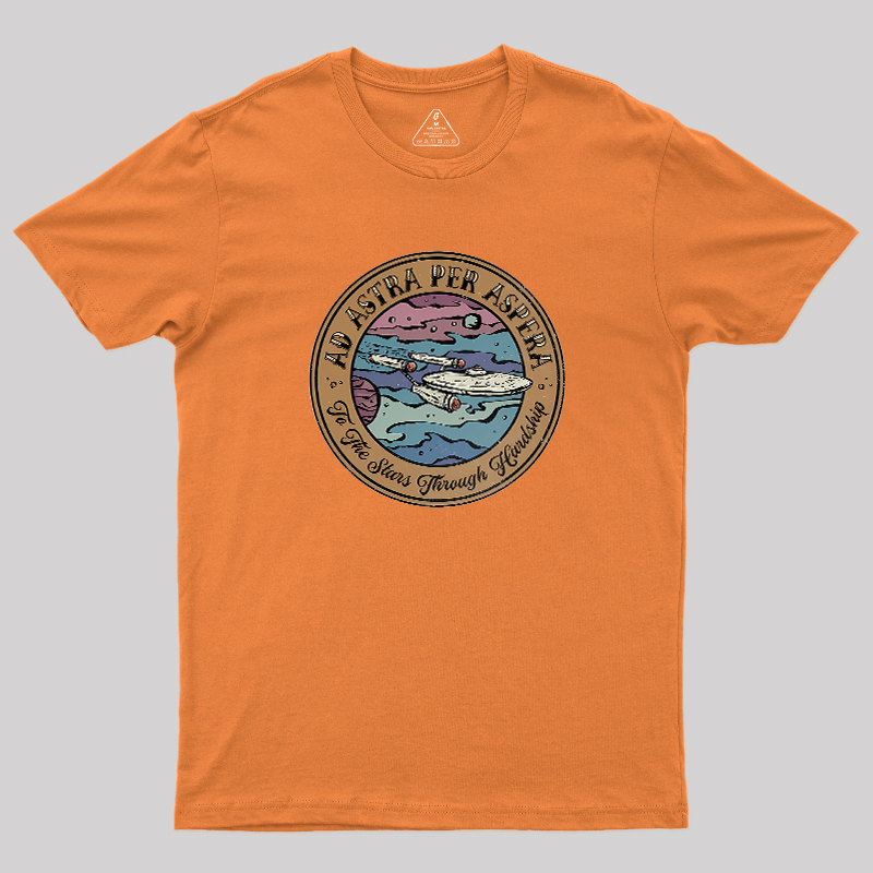 Ad Astra Per Aspera Geek T-Shirt