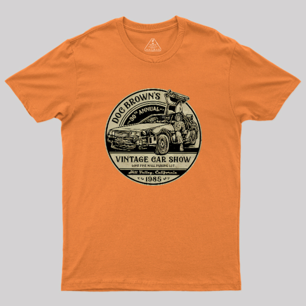 Vintage Car Show Geek T-Shirt
