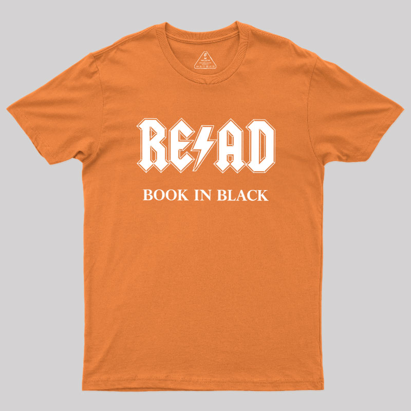 RE/AD - Book In Black Geek T-Shirt