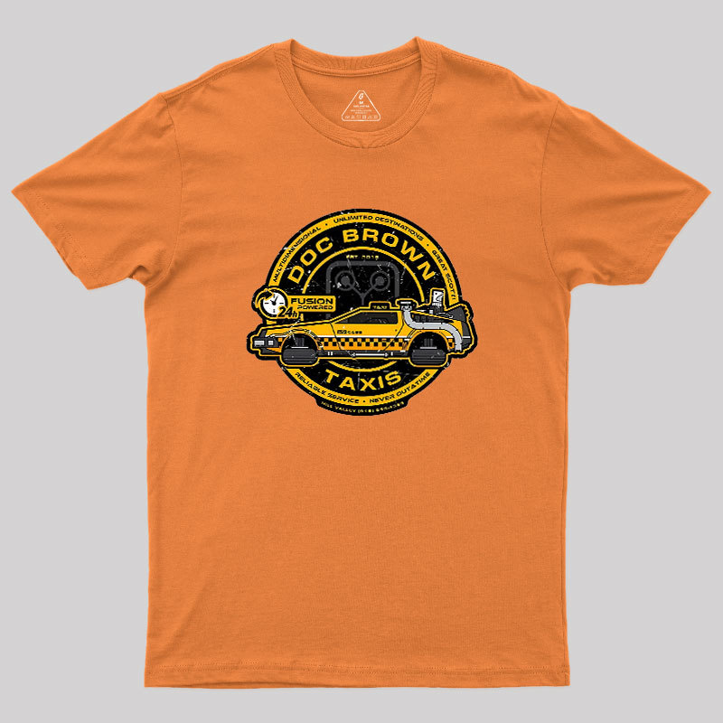 Doc Brown Taxis Geek T-Shirt