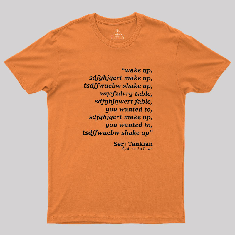 System of a Down Geek T-Shirt