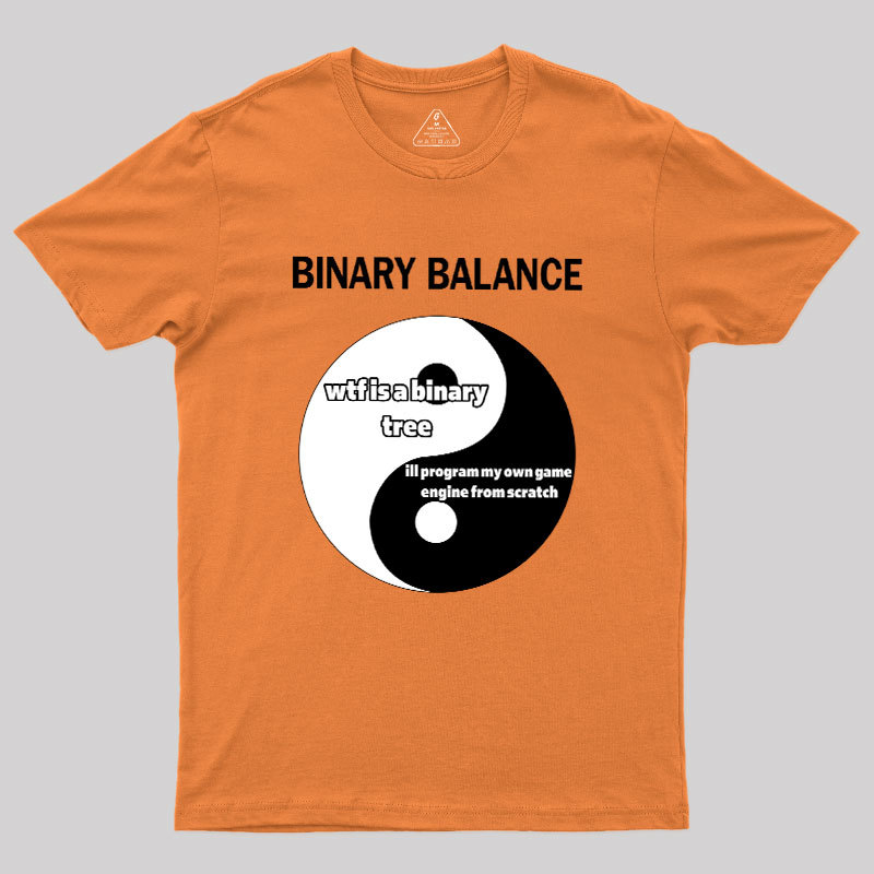 Binary Balance Geek T-Shirt