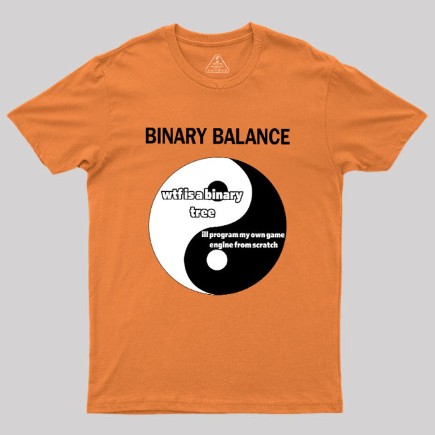 Binary Balance Geek T-Shirt