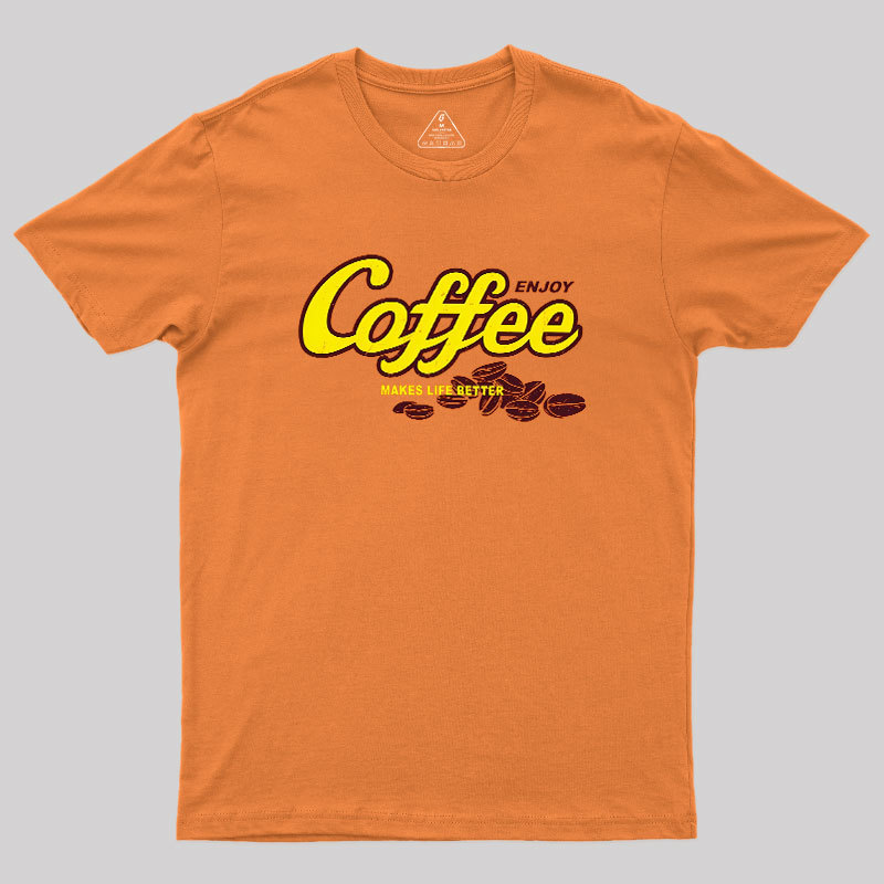 Enjoy Coffee Geek T-Shirt