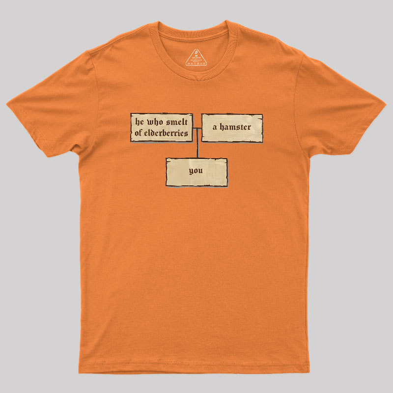 He Who Smelt of Elderberries Geek T-Shirt