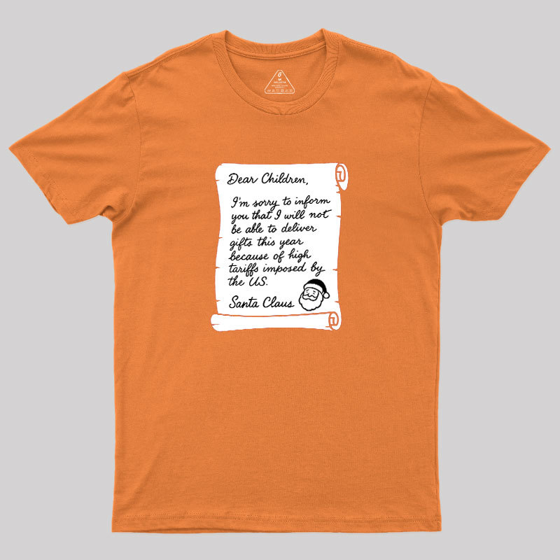 Christmas Letter Geek T-Shirt