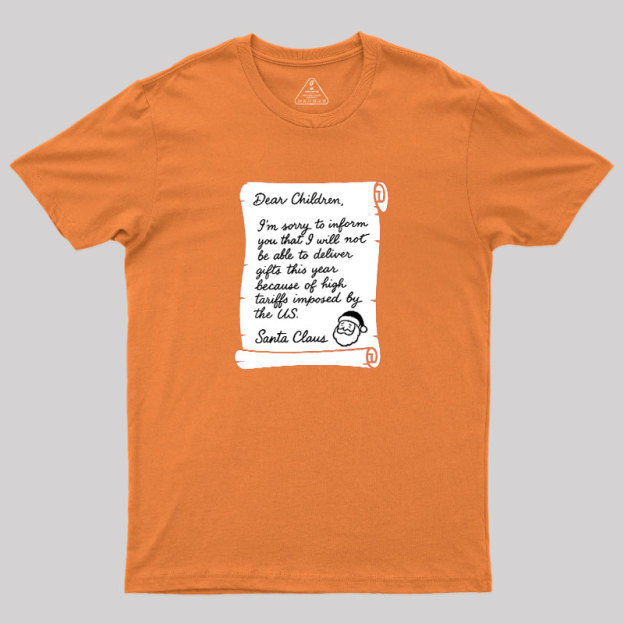 Christmas Letter Geek T-Shirt