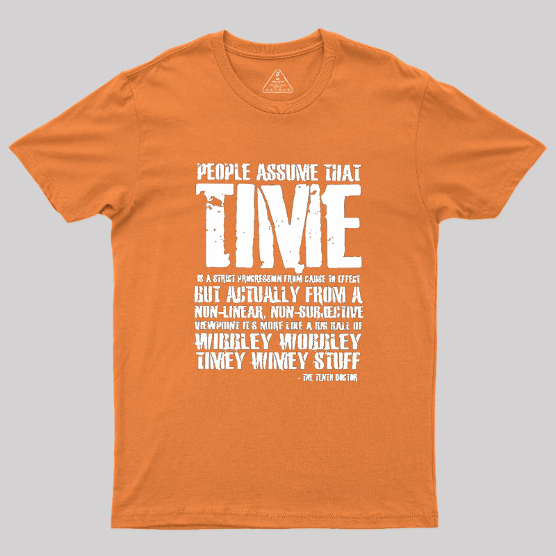Wibley Wobbley Timey Wimey Geek T-Shirt
