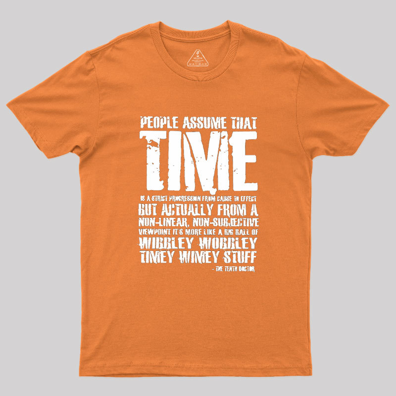 Wibley Wobbley Timey Wimey Geek T-Shirt