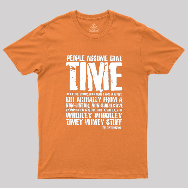 Wibley Wobbley Timey Wimey Geek T-Shirt