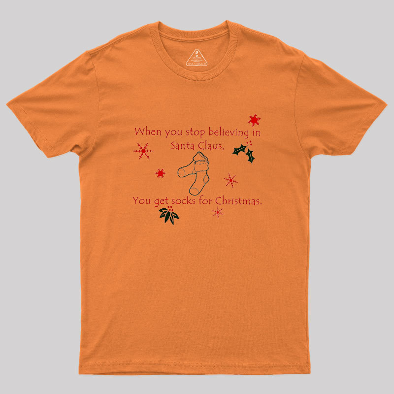 Funny Socks for Christmas Geek T-Shirt